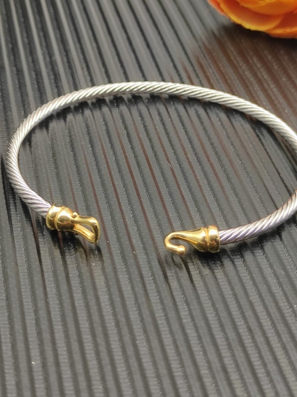 David Yurman 925 Silver Bracelet with Original Pouch - Picture 5 of 5